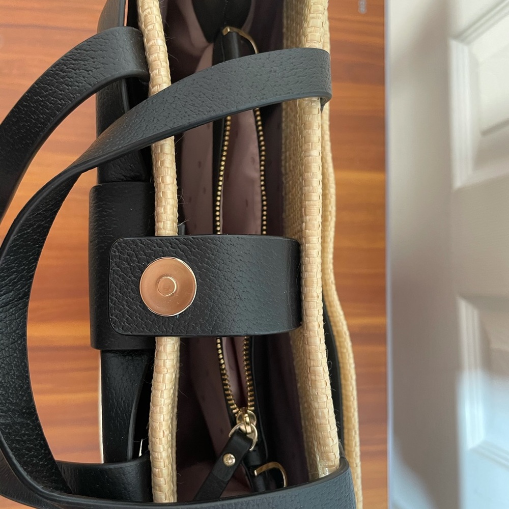 Kate Spade Olive Drive Straw Brigette Bag - Picture 11 of 14